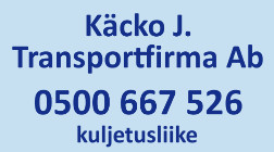 Käcko J. Transportfirma Ab logo